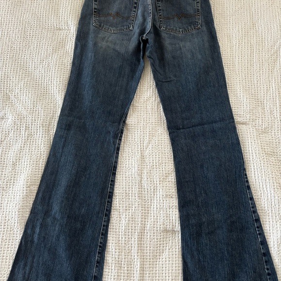 Lucky Brand Dark Blue Flare Jeans - Picture 4 of 9